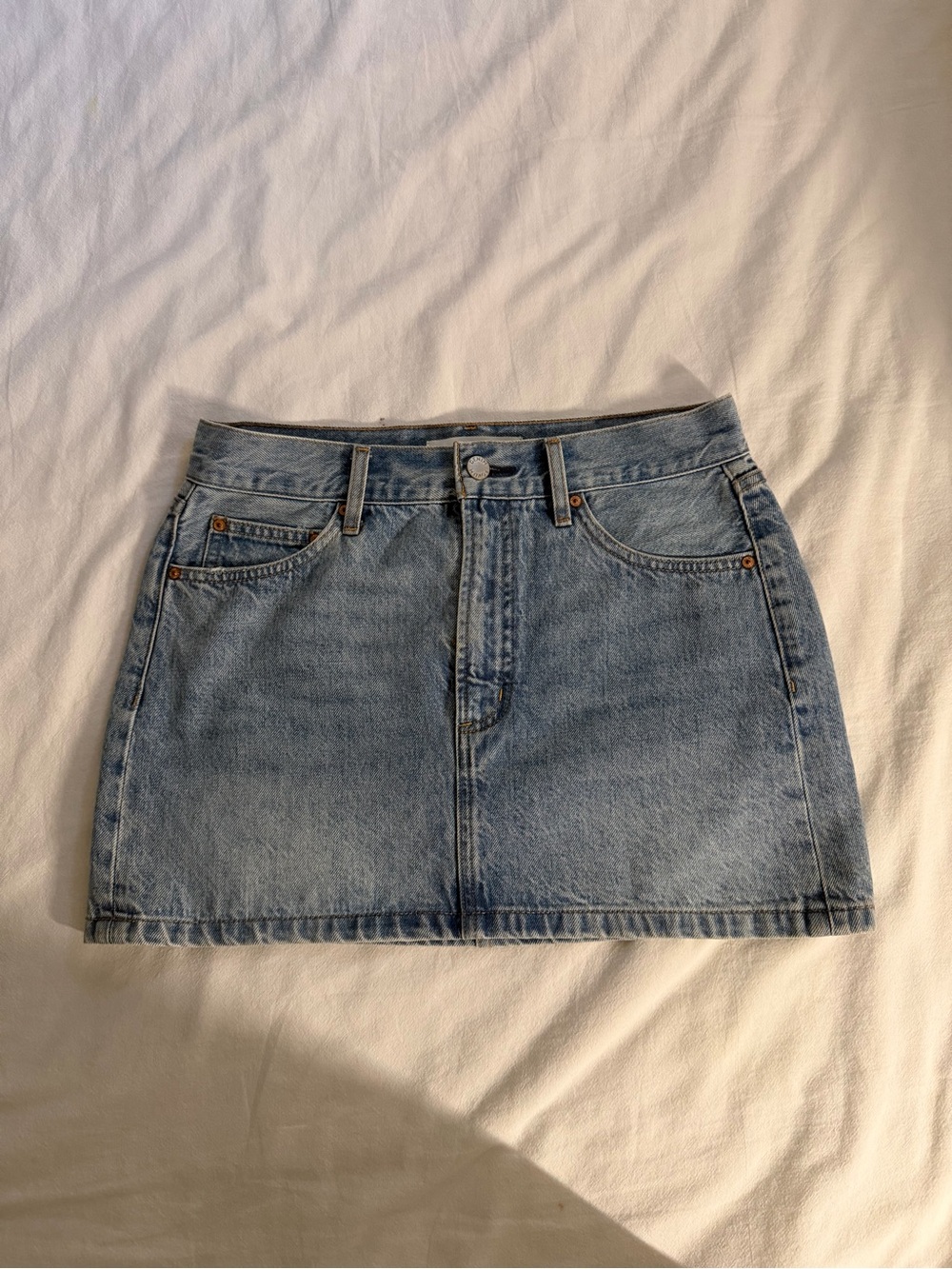 Denim Forum '90s Ricci Micro Denim Skirt